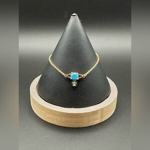 Vivienne Westwood London Orb Bracelet - Gold & Turquoise NWOT